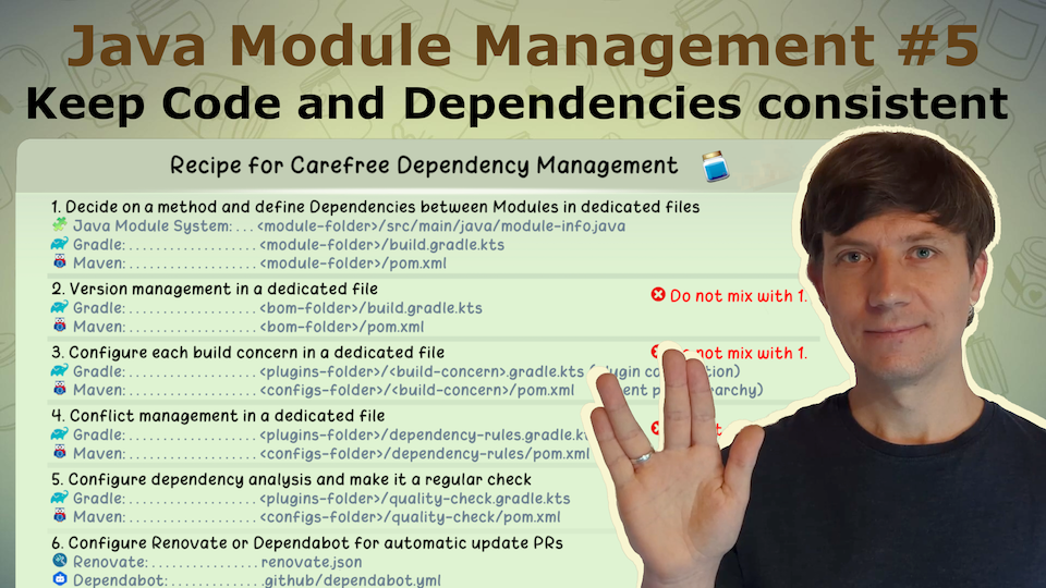 Configure dependency analysis and make it a regular check