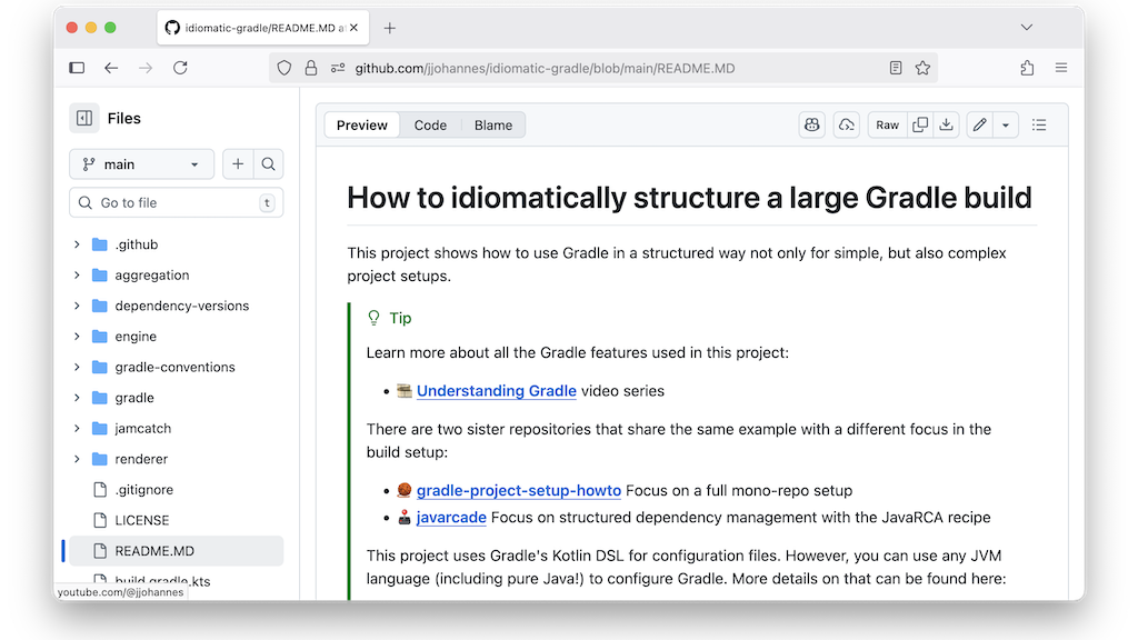 How to idiomatically structure a large build with Gradle 8 or Gradle 9 